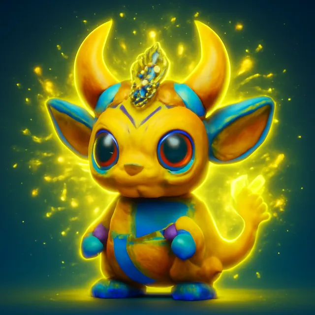 Chimera King (Volt-element monster art)