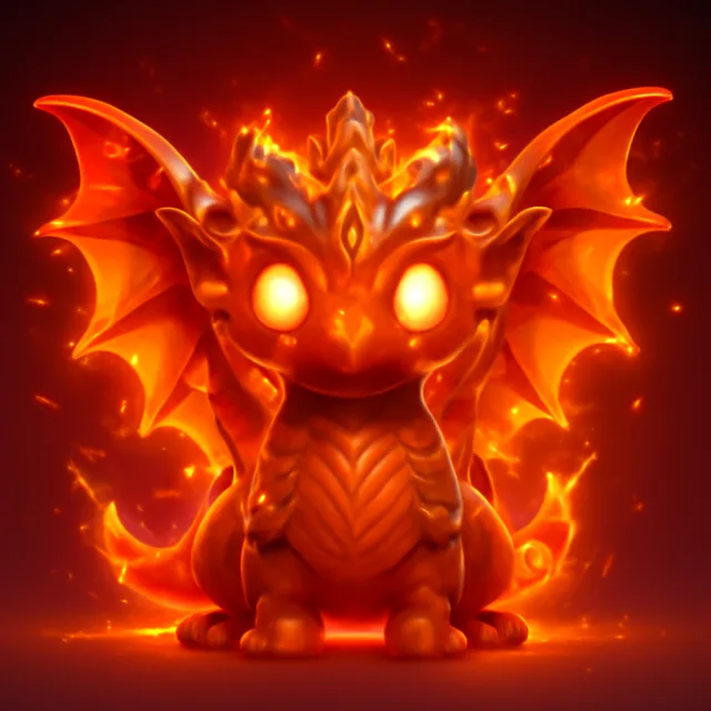 Dragon King (Fire-element monster art)