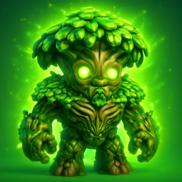 Treant King (Grass-element monster art)